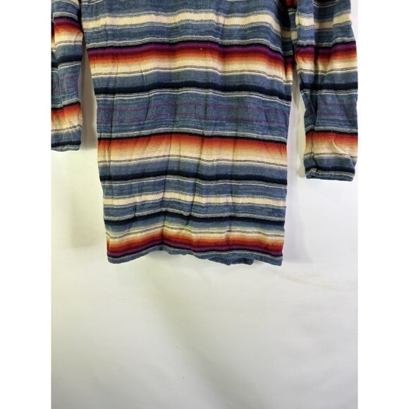 Lauren Ralph Lauren Rainbow Stripe Lightweight Western Sweater - Picture 2 of 7